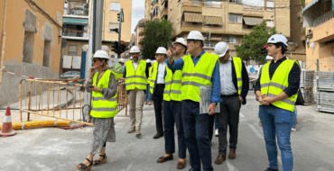 El alcalde Pablo Ruz visita las obras de rehabilitación integral del barrio de Porfirio Pascual