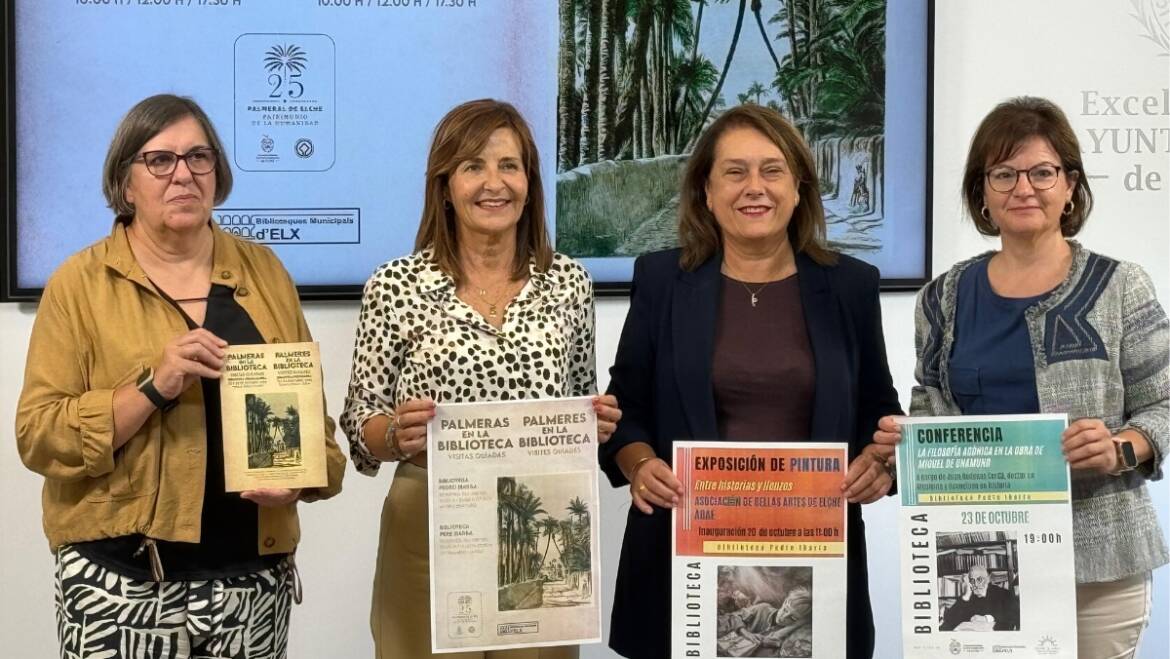 Elche celebra el Día de las Bibliotecas con visitas guiadas el 23 y 24 de octubre