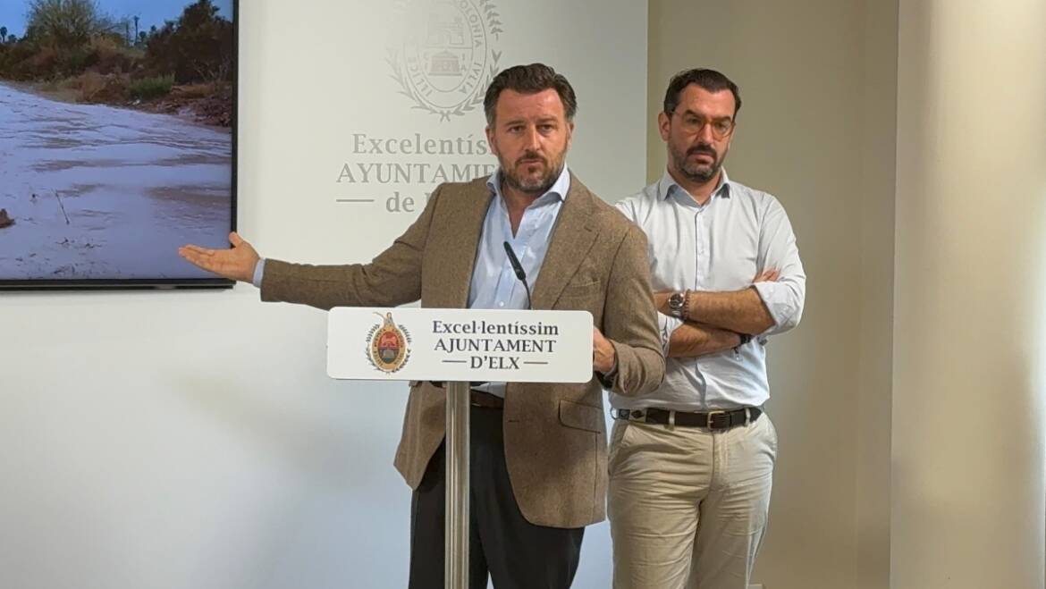 Elche monitorizará los barrancos de Los Arcos y Barbasena ante la negativa de la CHS