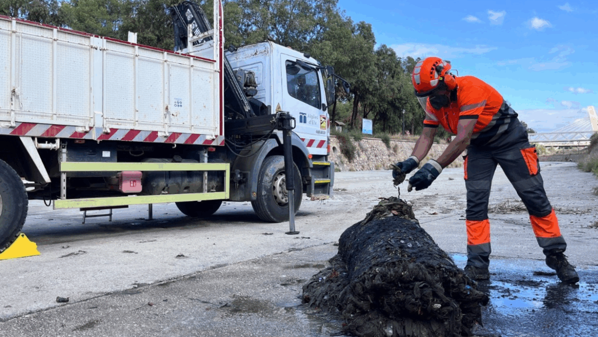 Nueva prueba piloto de Aigües d’Elx para reducir el vertido de toallitas al río