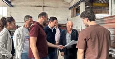 Elche ultima la construcción de la pasarela del Altabix con un 90% de su producción