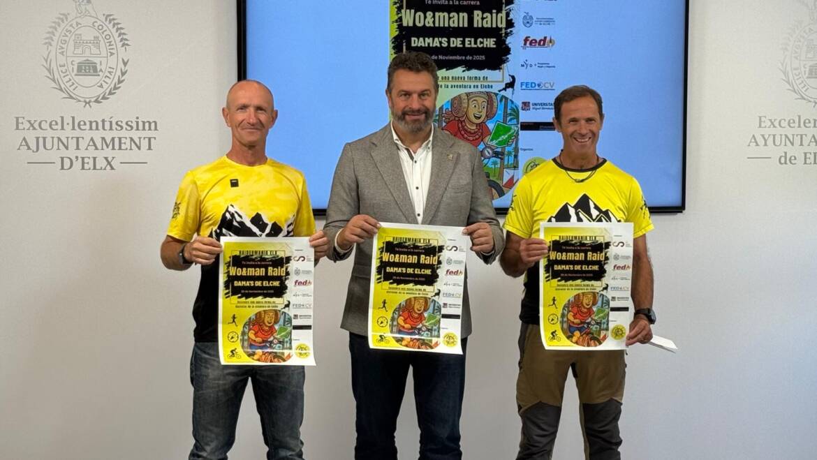 Elche celebra la carrera WO&MAN RAID 2025 el sábado 29 de noviembre