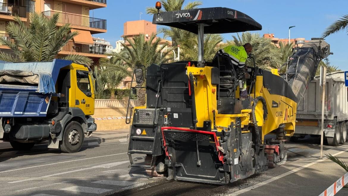 Comienzan las obras de redistribución del tráfico en San Bartolomé de Tirajana, en Arenales del Sol