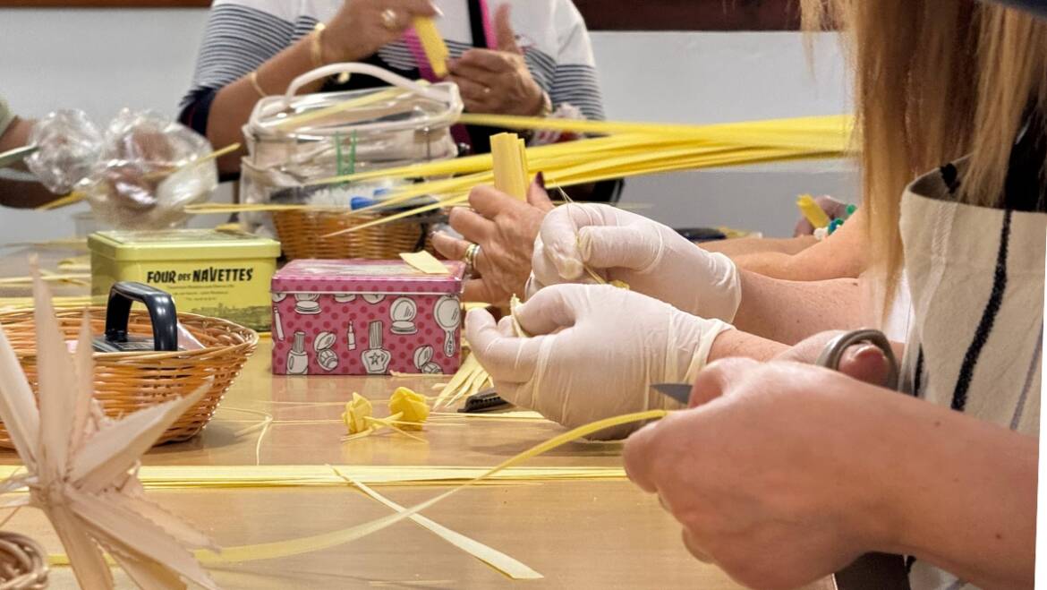 Comienzan los talleres de Palma Blanca en el Museo del Palmeral