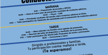 Elche impulsa una jornada clave de la UPCCA contra las conductas adictivas