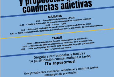 Elche impulsa una jornada clave de la UPCCA contra las conductas adictivas