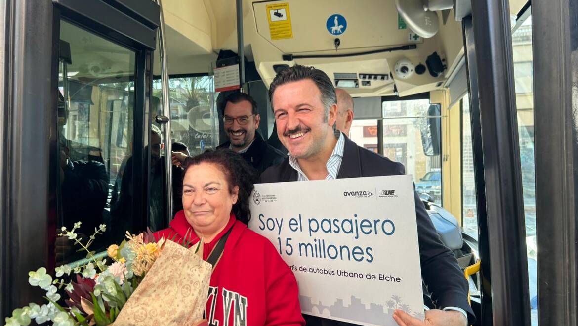 El servicio de autobús urbano bate todos los récords y alcanza los 15 millones de pasajeros