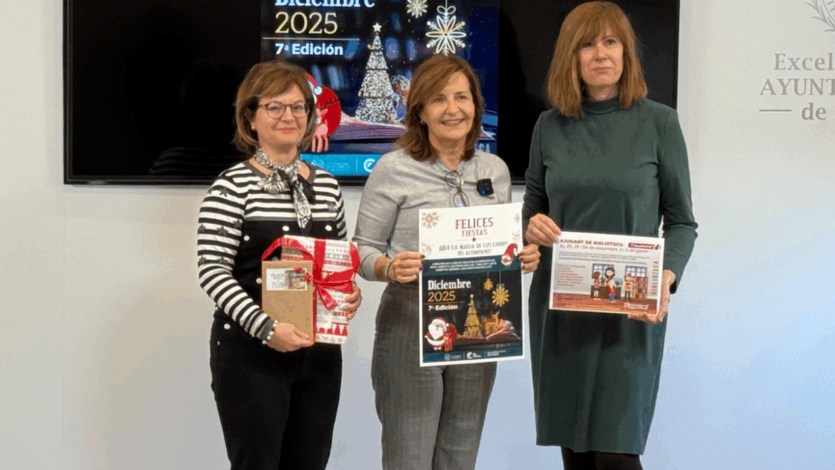 La Red de Bibliotecas Municipales entrega libros a niños y jóvenes ingresados en hospitales esta Navidad