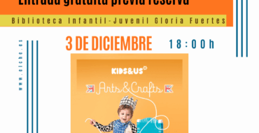 Taller de manualidades navideñas en inglés en la Biblioteca Gloria Fuertes