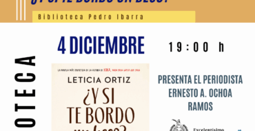 Presentación del libro «Y si te bordo un beso» en la Biblioteca Central Pedro Ibarra