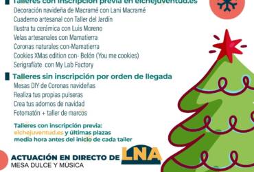 Juventud celebra una nueva edición de la iniciativa ‘Christmas is Coming Fest