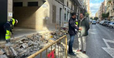 Comienzan las obras de renovación urbana de la calle Ruperto Chapí dentro del Plan Aceras