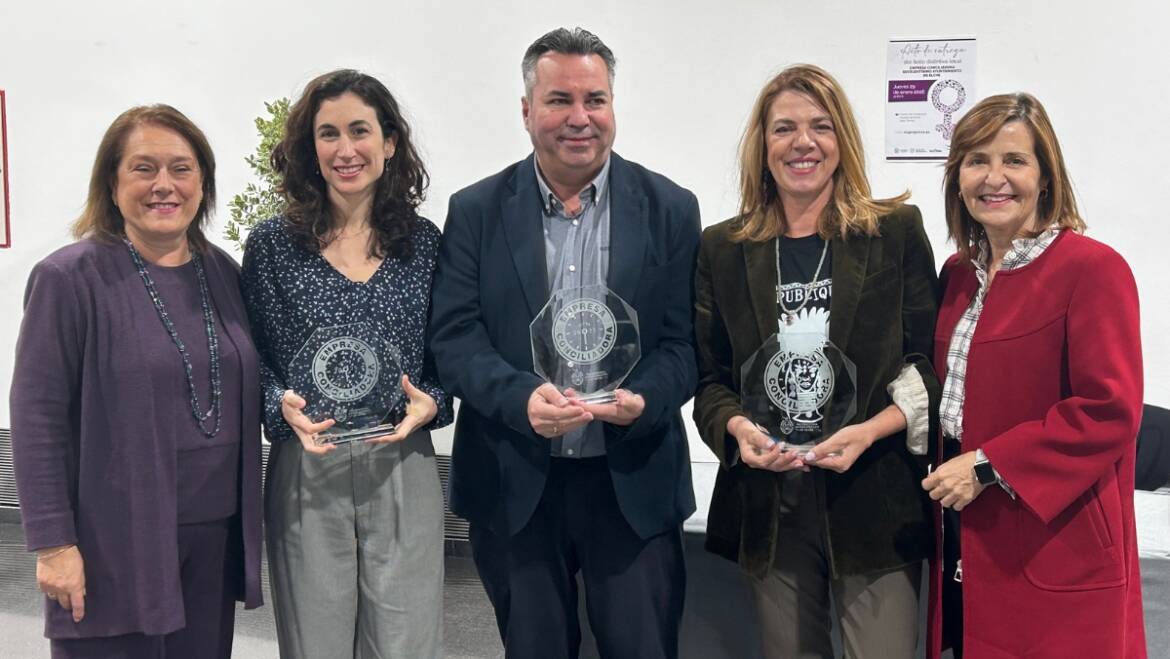 El Ayuntamiento reconoce a tres empresas con el Sello Distintivo Local de Empresa Conciliadora 2025