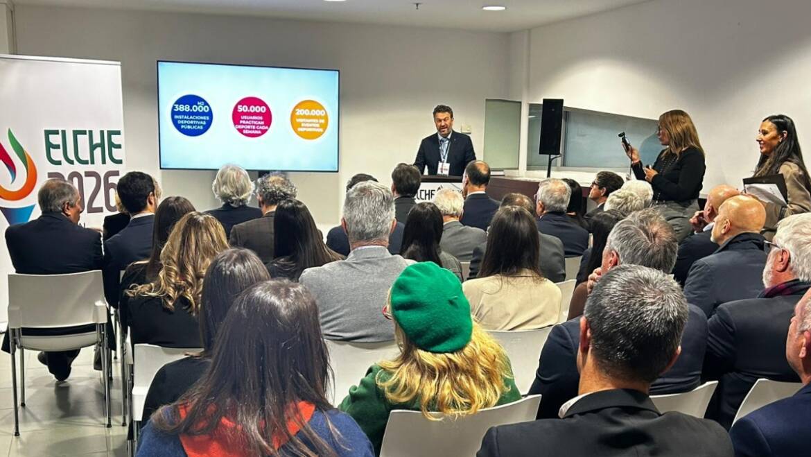 Más de 70 eventos deportivos y cerca de 200.000 personas marcarán la Capitalidad Mediterránea del Deporte 2026 en Elche