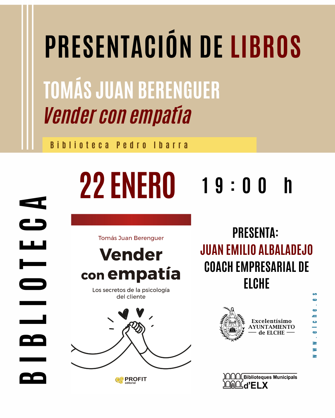 Presentación del libro «Vender con empatía», de Tomás Juan Berenguer