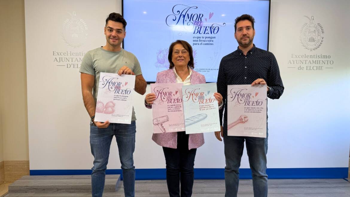 El Ayuntamiento lanza una campaña para incentivar el comercio local con motivo del Día de San Valentín