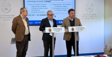 Elche preadjudica la construcción de 240 viviendas protegidas del Plan Casa Fácil