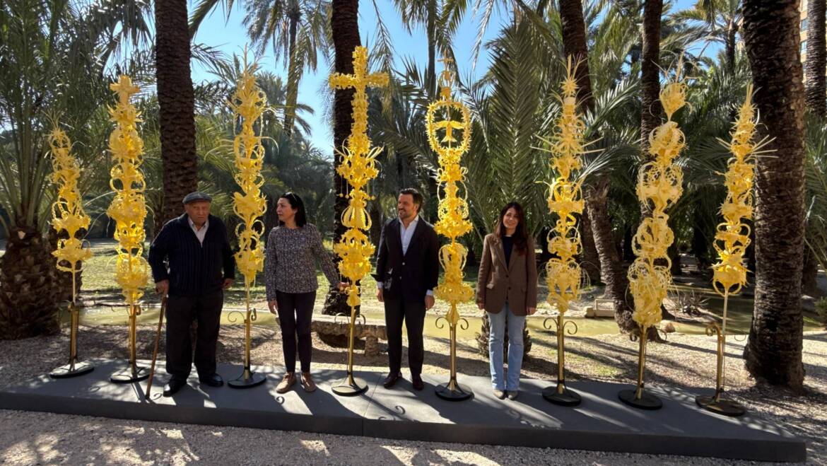 Elche envía un año más las palmas blancas del Domingo de Ramos al Papa, los Reyes y otras autoridades
