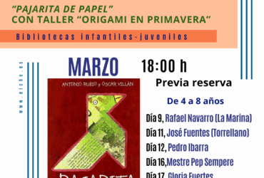 Hora del cuento y taller familiar en las bibliotecas infantiles