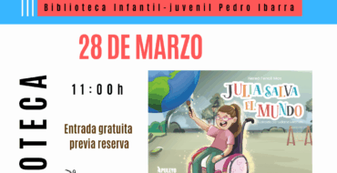 Presentación de libro infantil y taller familiar en la Biblioteca Pedro Ibarra