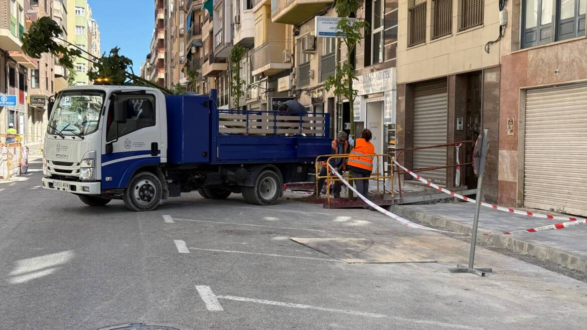 L’Ajuntament ultima les obres de renovació urbana del carrer Ruperto Chapí