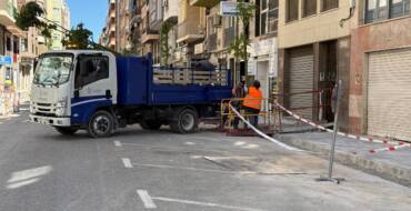 El Ayuntamiento ultima las obras de renovación urbana de la calle Ruperto Chapí
