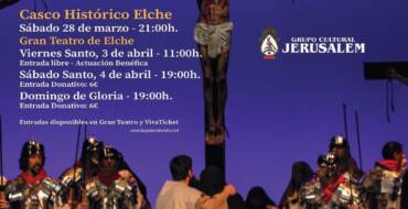 El Gran Teatro acoge las representaciones de “La Pasión de Elche” durante el fin de semana de Semana Santa