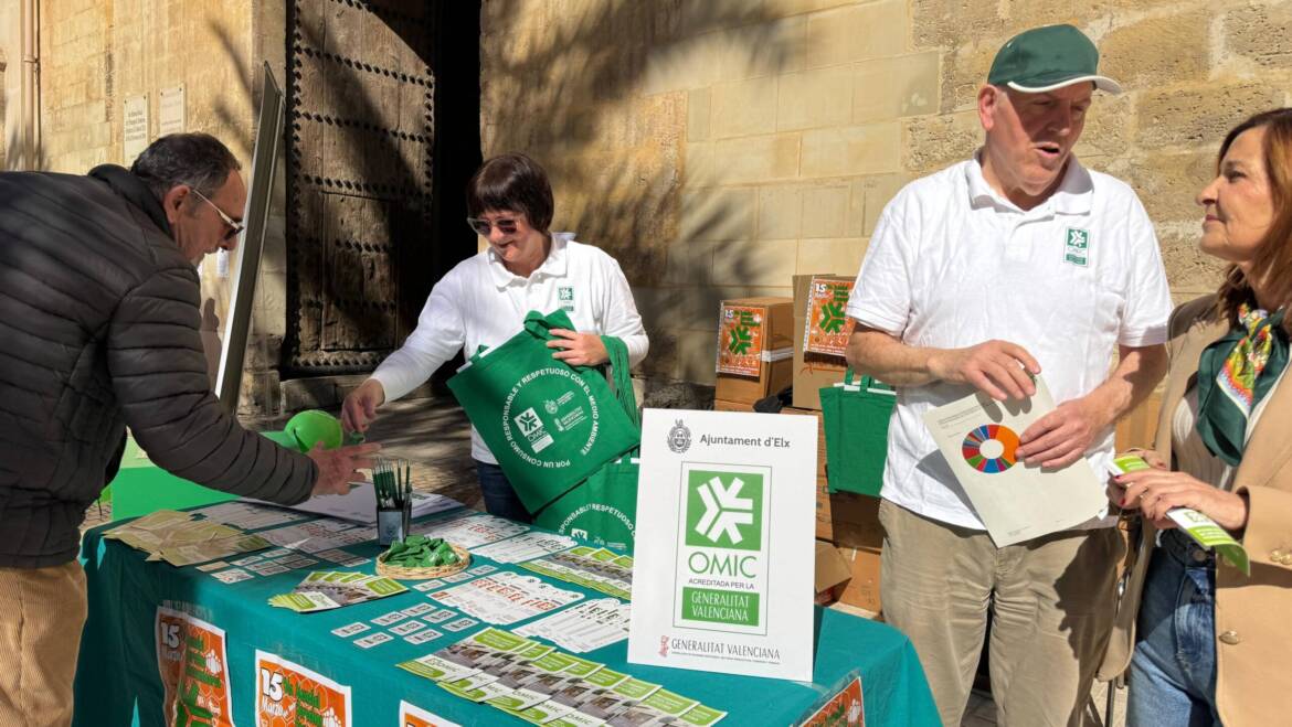 Elx celebra el Dia dels Drets del Consumidor amb una taula informativa de l’OMIC