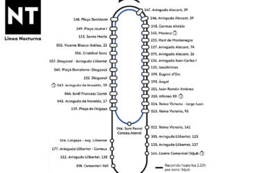 El Ayuntamiento habilita un refuerzo de autobús nocturno la noche de Jueves Santo