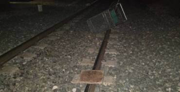 Detenidos cuatro menores por obstaculizar las vías del tren con riesgo de descarrilamiento