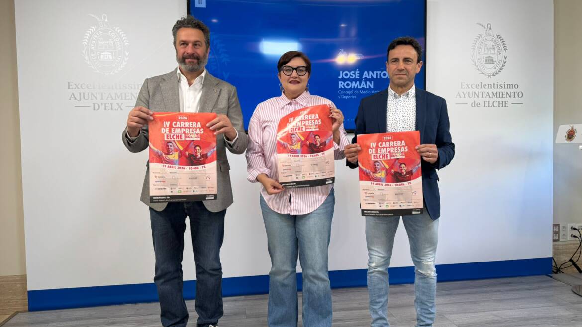 La IV Carrera d’Empreses torna a Elx el pròxim 19 d’abril