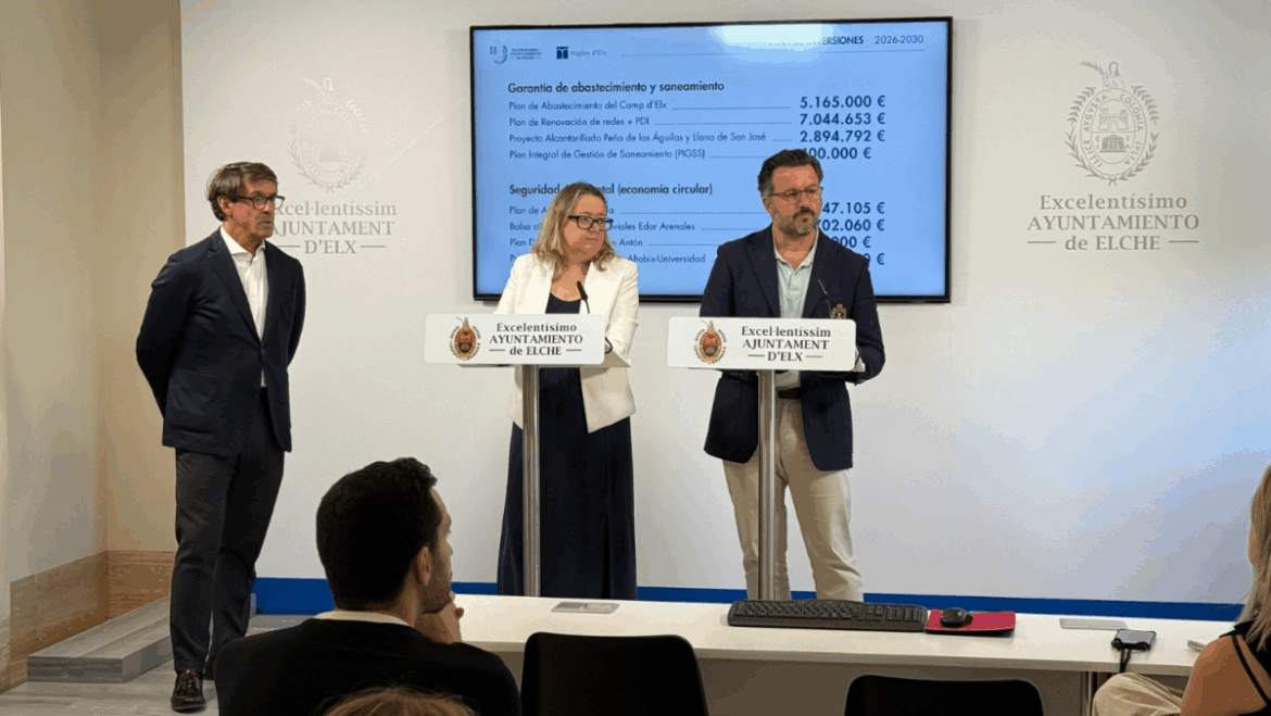 Aigües d’Elx invertirá 33 millones de euros en Elche hasta 2030