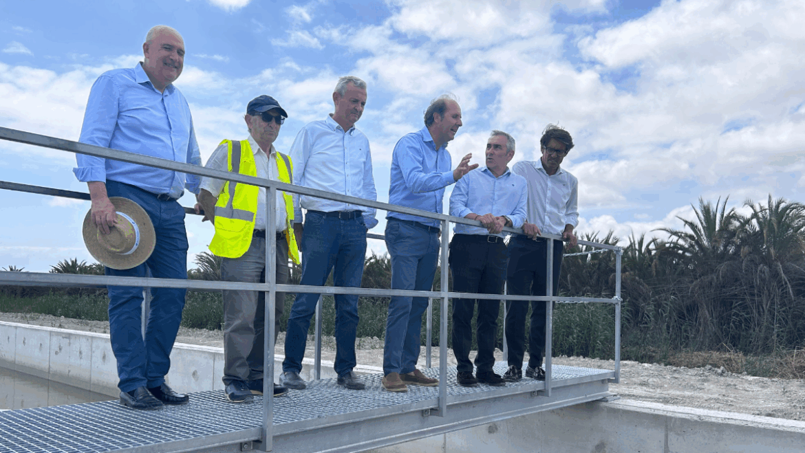 Fin a las obras de rehabilitación del Primer Canal de Riegos de Levante