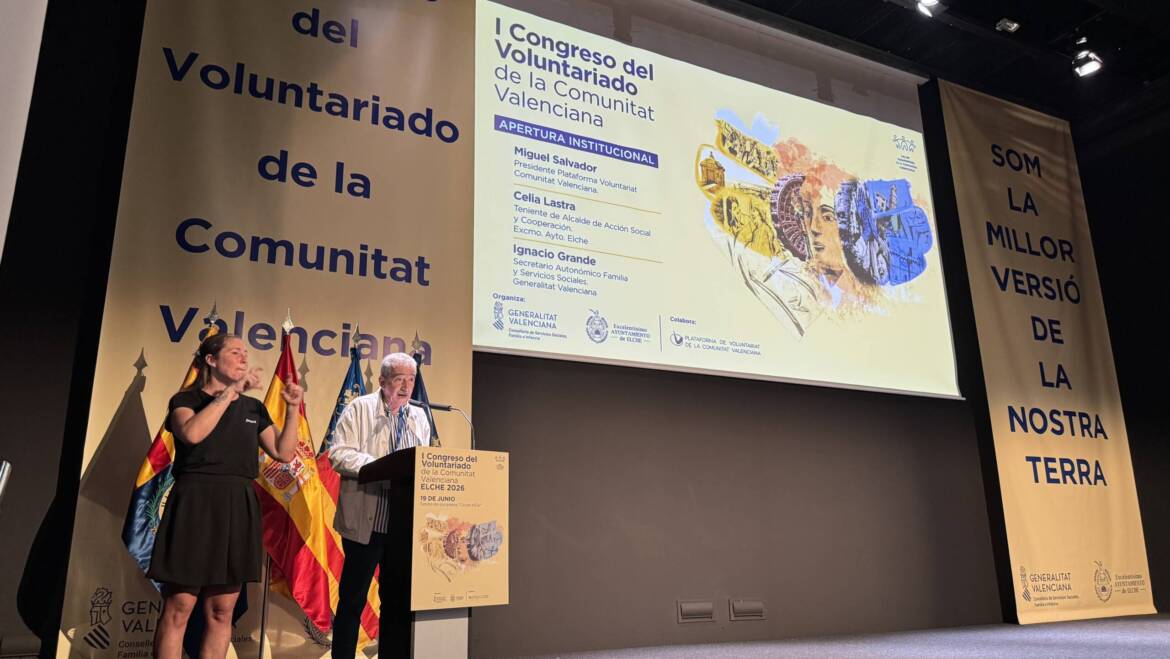 Elx es convertix en l’epicentre del voluntariat de la Comunitat Valenciana