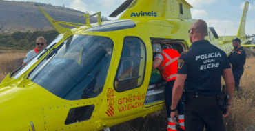 Policía Local coordina la asistencia a un parapentista herido tras una caída en el Camino del Carabassí