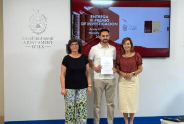 Un trabajo sobre el Camp d’Elx en el siglo XVII, Premio de Investigación del Archivo Histórico Municipal 2026