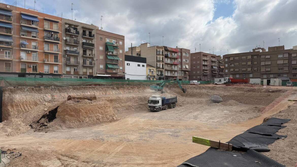 Avancen les obres del futur centre sociocultural de Jayton