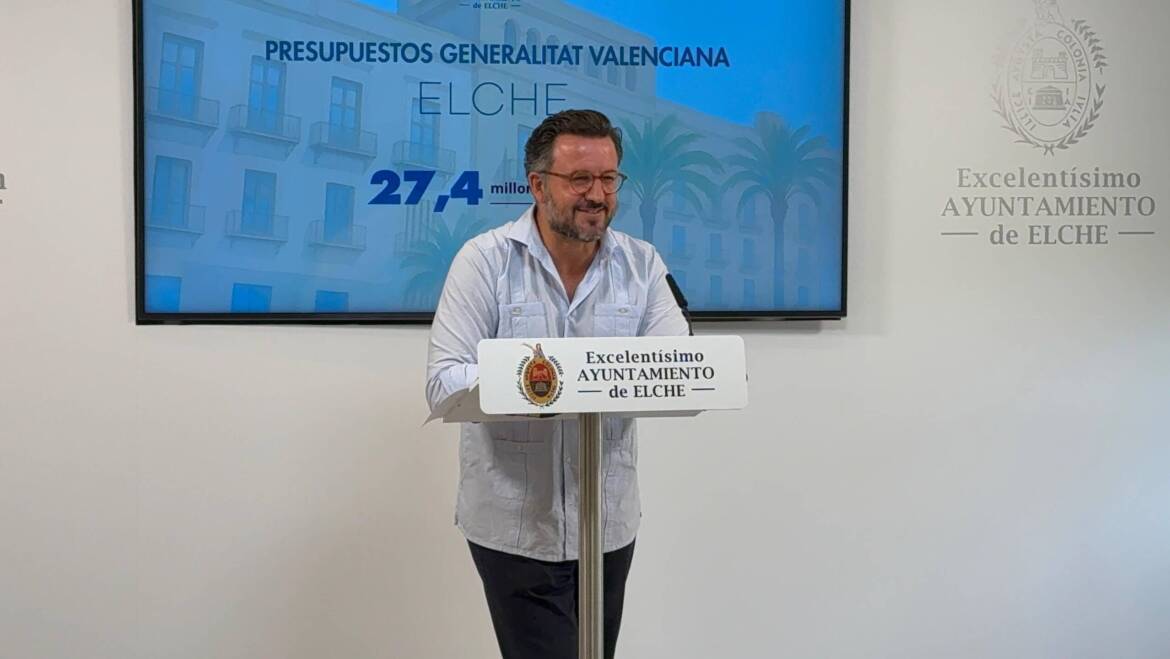 La Generalitat destina más de 27 millones a inversiones estratégicas en Elche