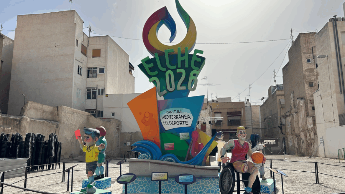 La Capital Mediterránea del Deporte protagoniza la Hoguera de San Juan 2026 del Raval