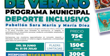 Escuela de Verano 2026 – Programa Municipal de Deporte Inclusivo