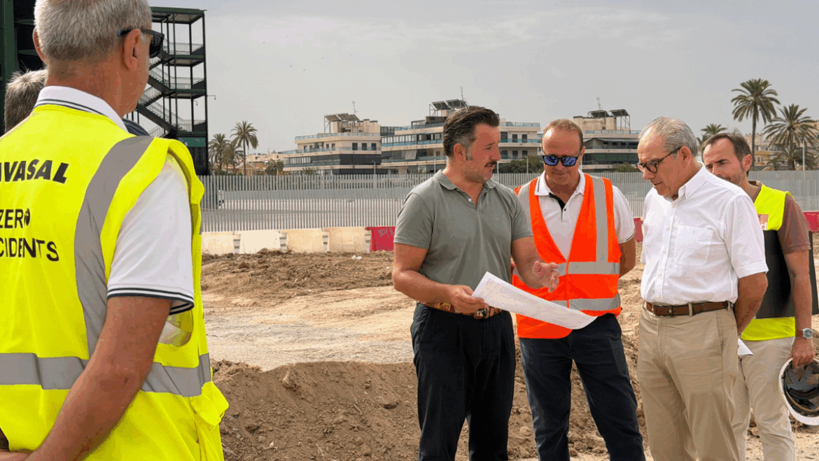 Comencen les obres de reurbanització de l’entorn de l’estadi de futbol Martínez Valero