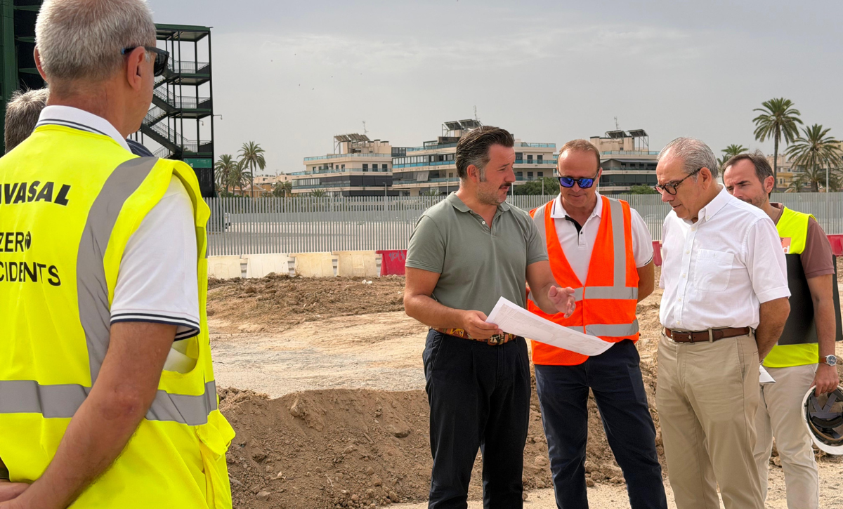 Comencen les obres de reurbanització de l'entorn de l'estadi de futbol Martínez Valero