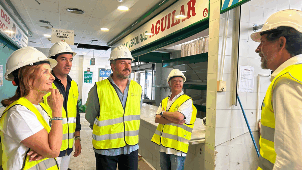 Comienzan las obras de reforma integral de los mercados de Plaza Madrid y Plaza Barcelona