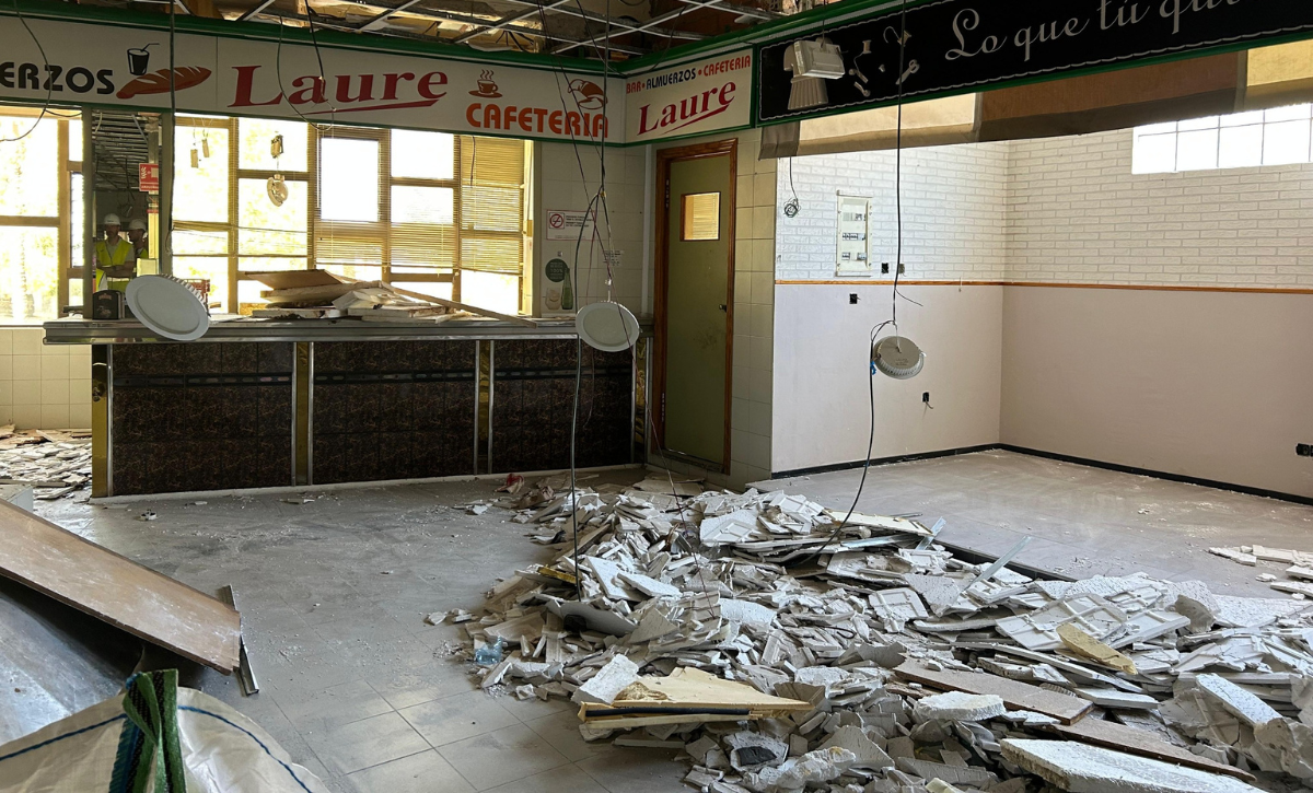 Comienzan las obras de reforma integral de los mercados de Plaza Madrid y Plaza Barcelona (2)
