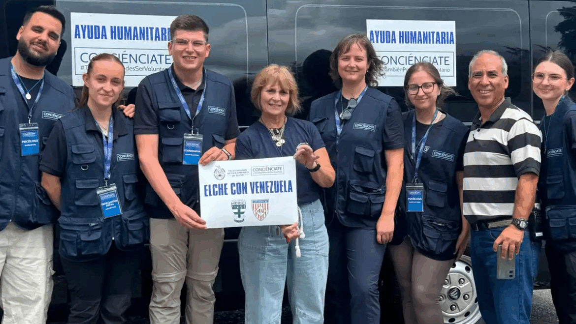 La solidaridad de Elche llega este miércoles a Venezuela de la mano de Conciénciate
