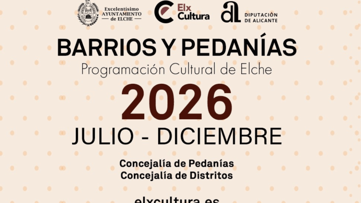 Más de un centenar de actividades gratuitas entre julio y diciembre en la programación de barrios y pedanías