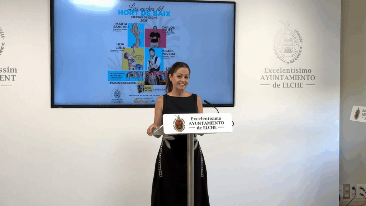Tornen els concerts de l’Hort de Baix amb actuacions de Carlos Baute, Marta Sánchez o Miguel Poveda