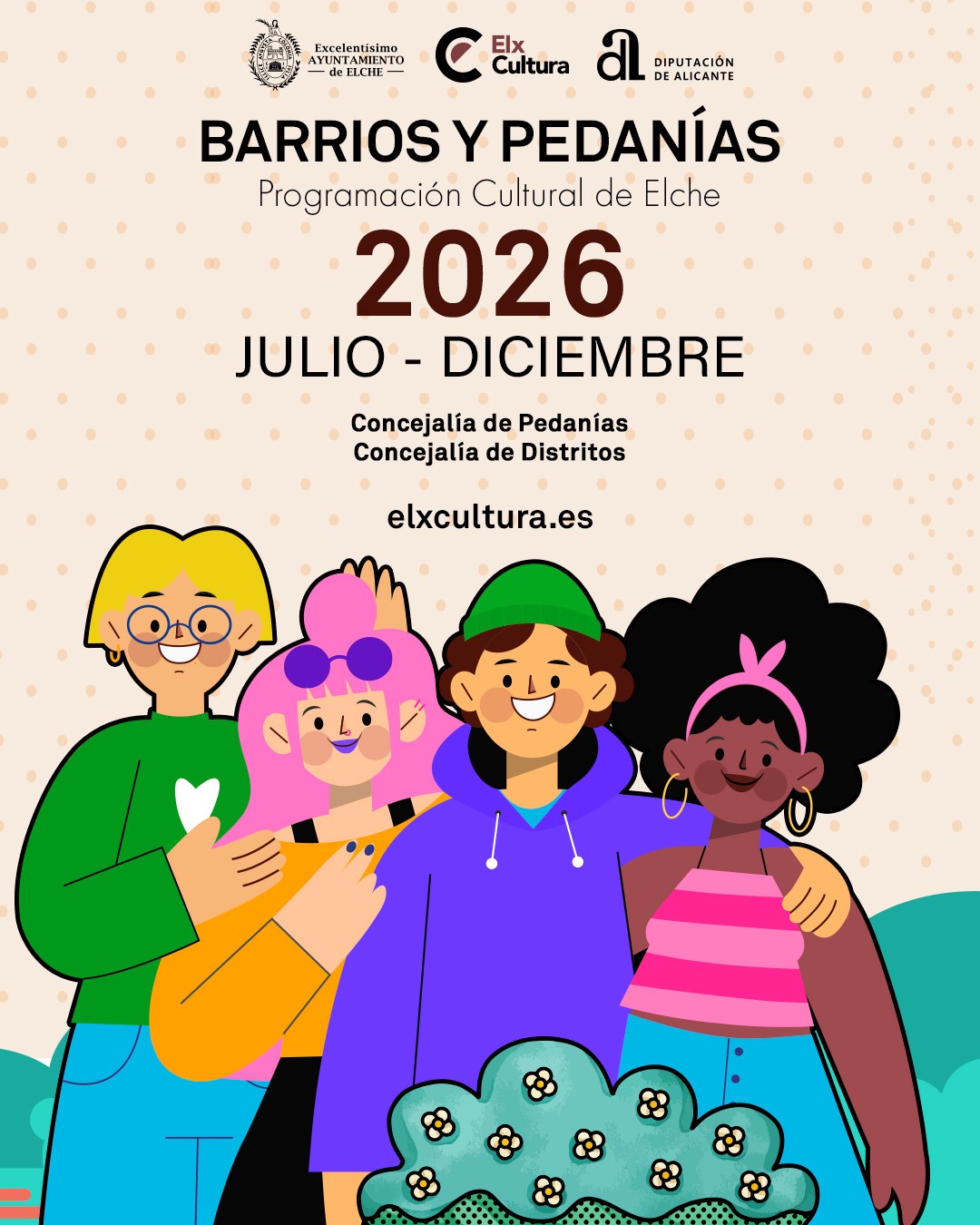 Más de un centenar de actividades gratuitas entre julio y diciembre en la programación de barrios y pedanías