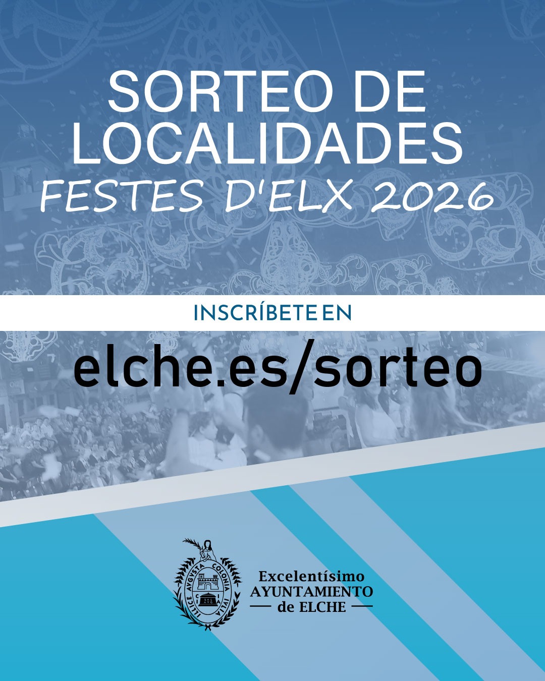 Cerca de 2.800 personas participan en el sorteo de localidades para las Fiestas Patronales de Elche 2026