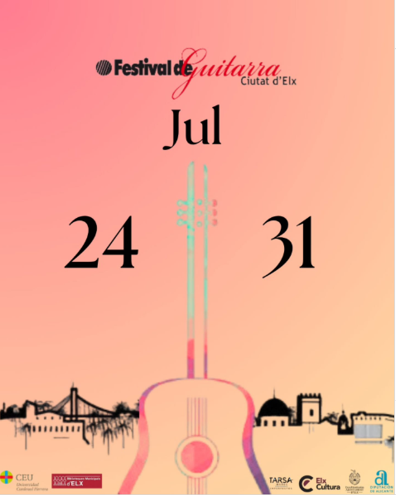 El Festival de Guitarra Ciutat d’Elx inaugura una nueva edición con conciertos de artistas internacionales y el Concurso Internacional